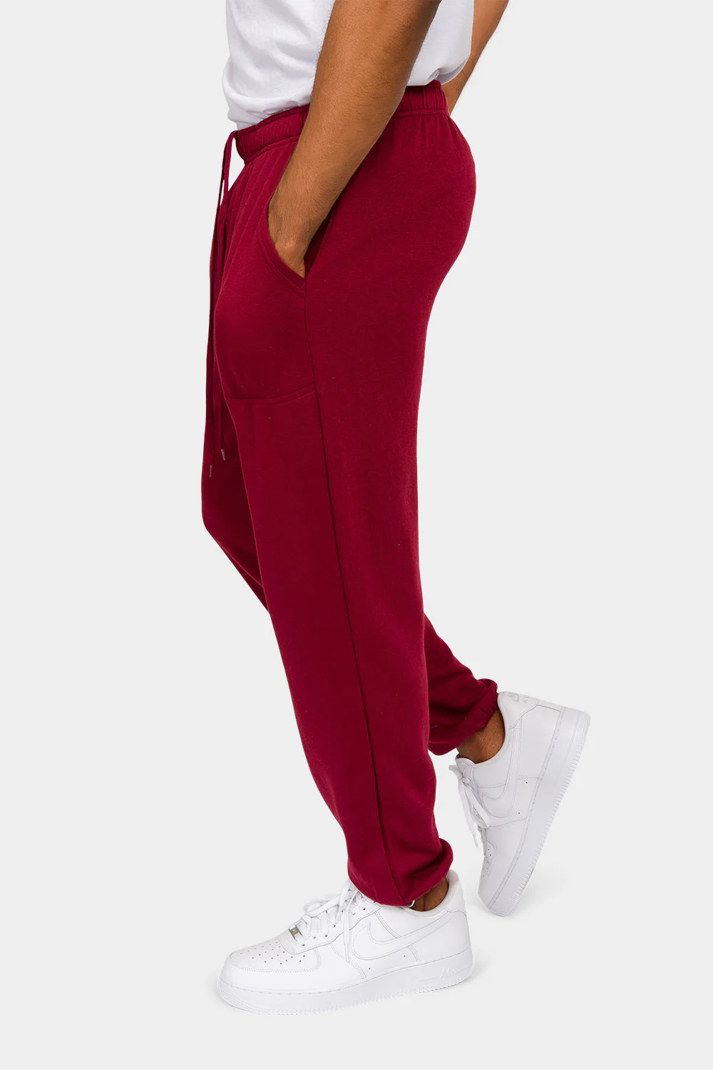 Essential Solid Lightweight Fleece Sweatpants - Image 12