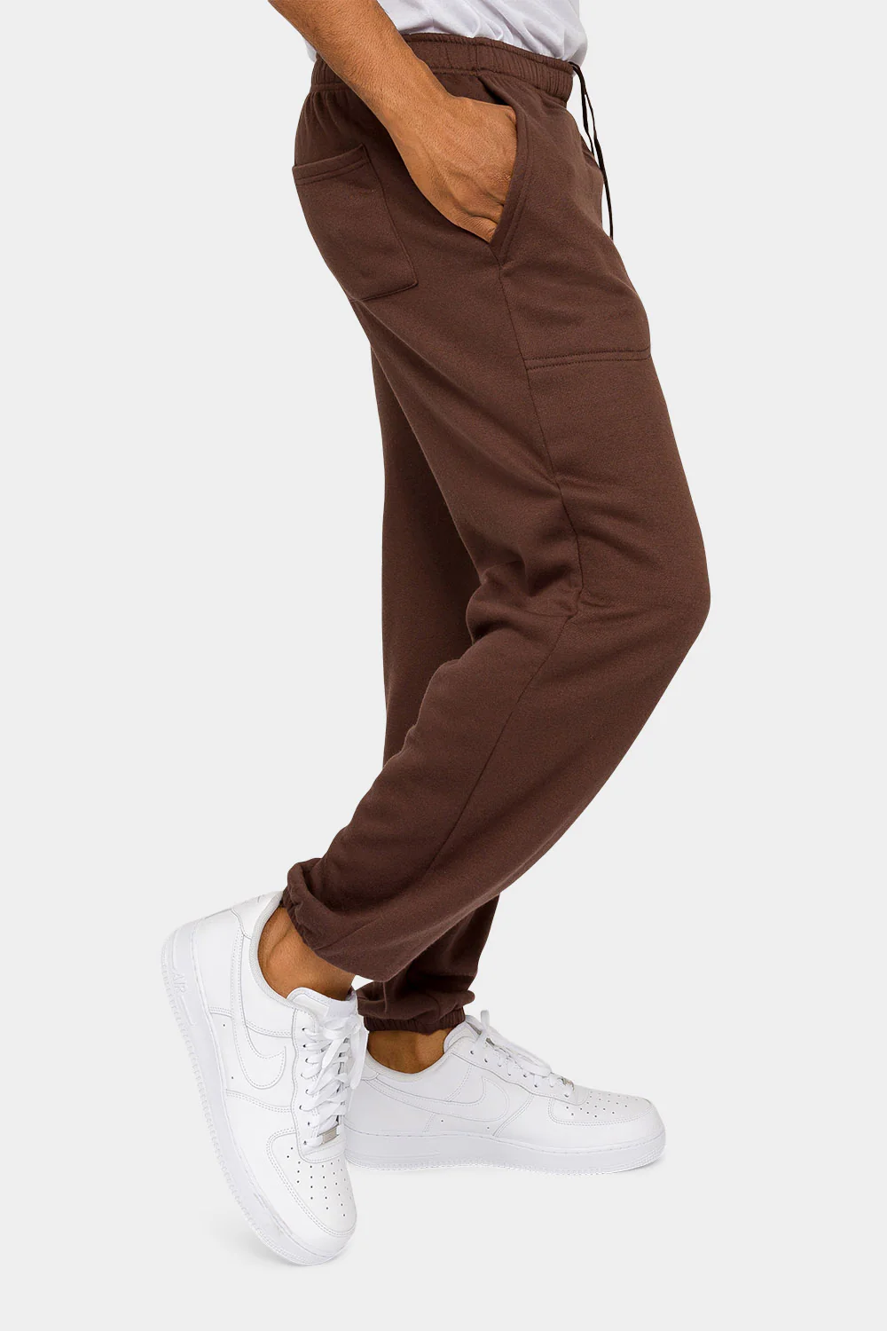 Essential Solid Lightweight Fleece Sweatpants - Image 19