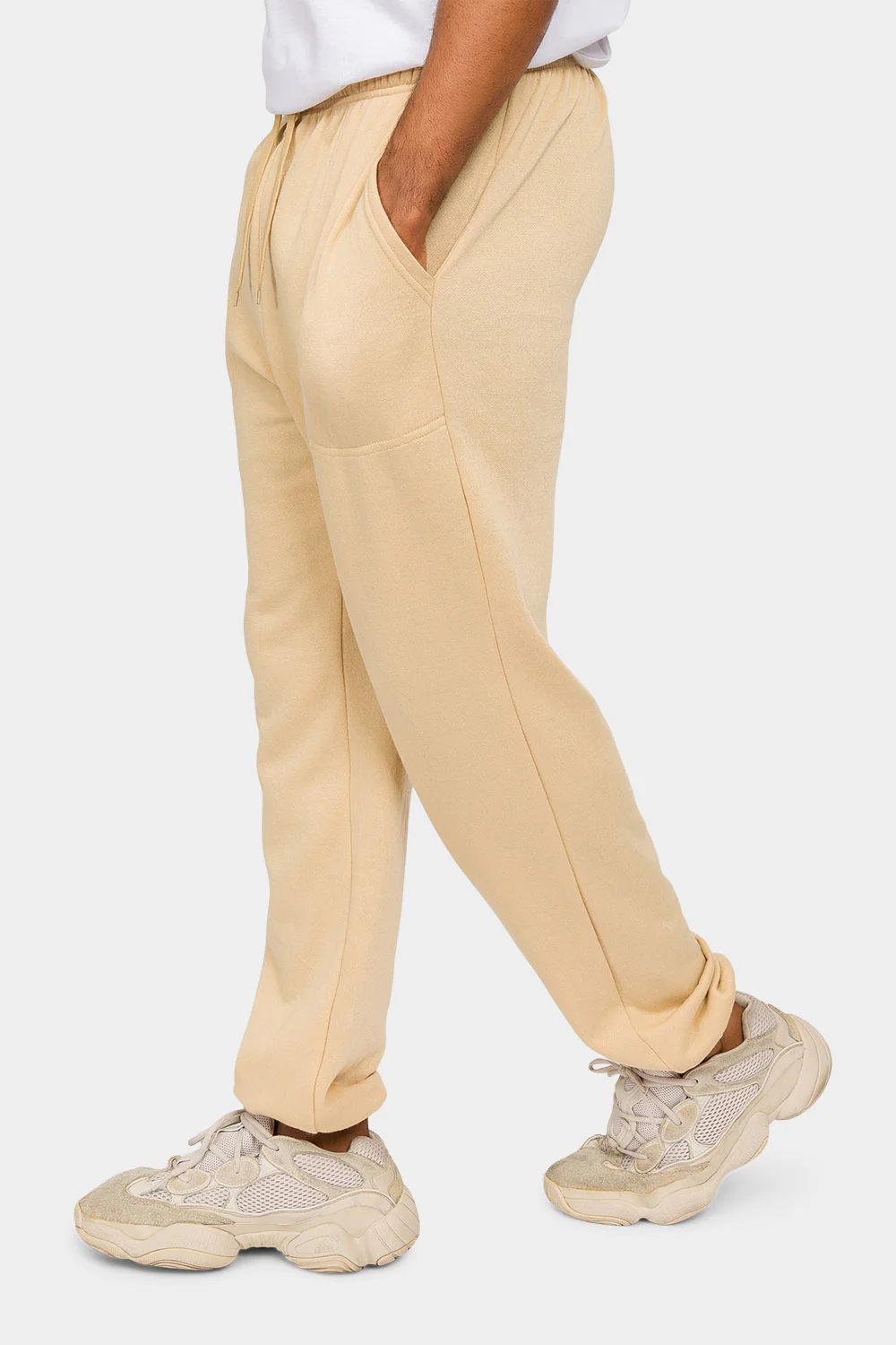 Essential Solid Lightweight Fleece Sweatpants - Image 2