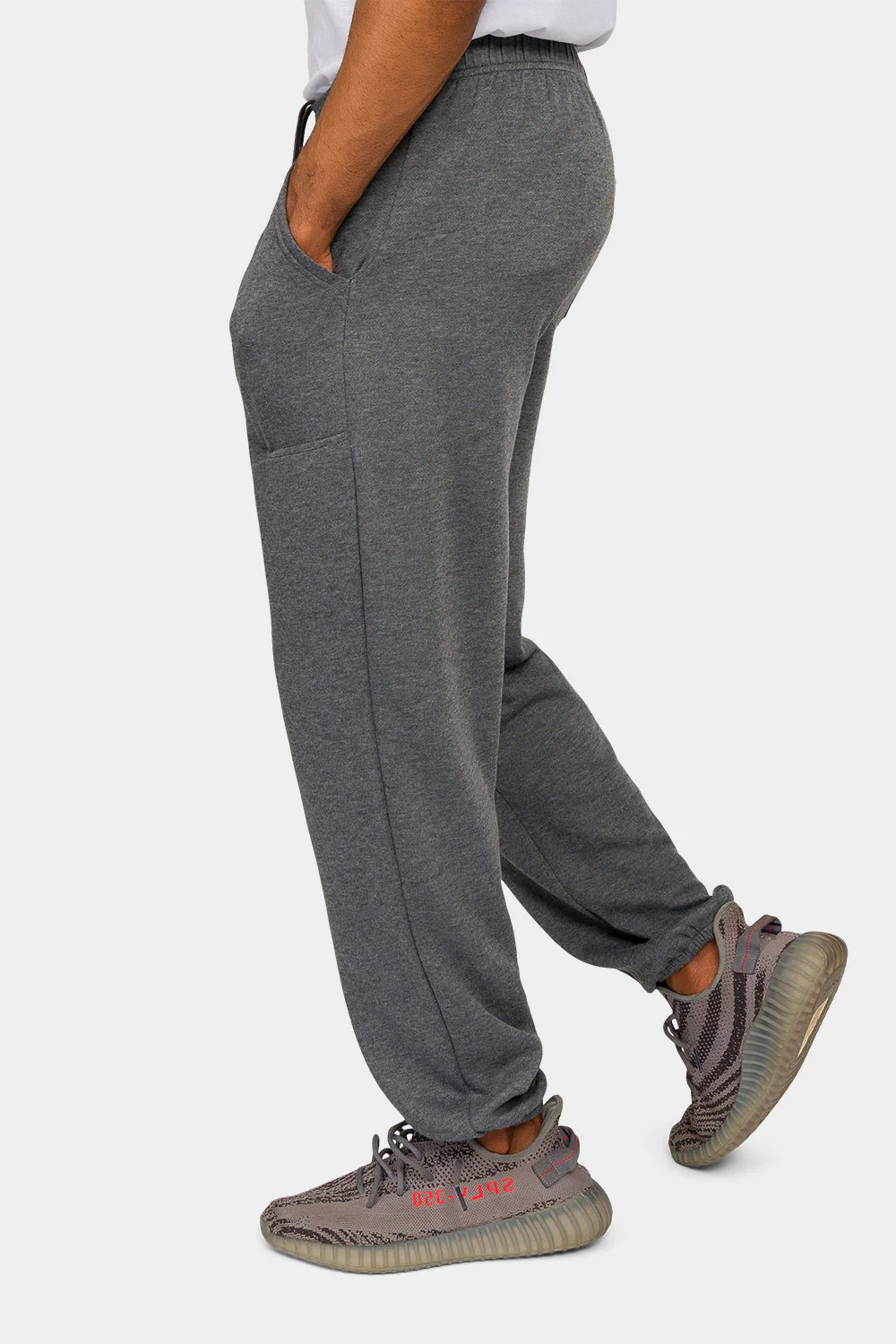 Essential Solid Lightweight Fleece Sweatpants - Image 22