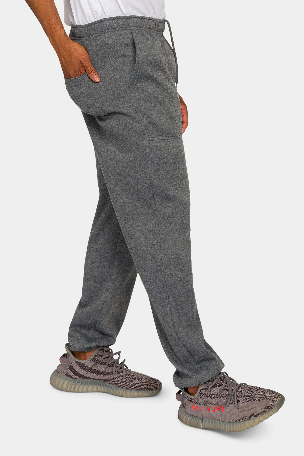 Essential Solid Lightweight Fleece Sweatpants - Image 24