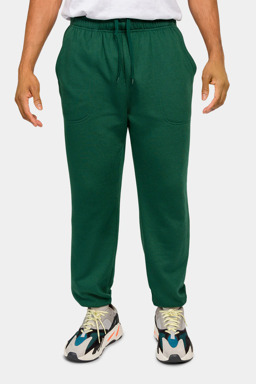 Essential Solid Lightweight Fleece Sweatpants - Image 26