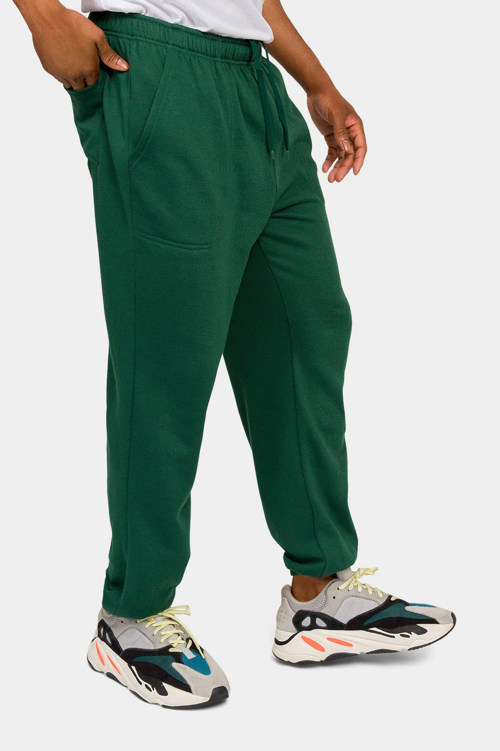 Essential Solid Lightweight Fleece Sweatpants - Image 29