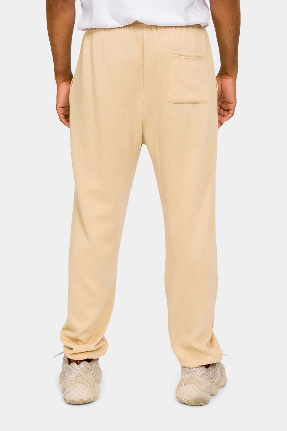 Essential Solid Lightweight Fleece Sweatpants - Image 3