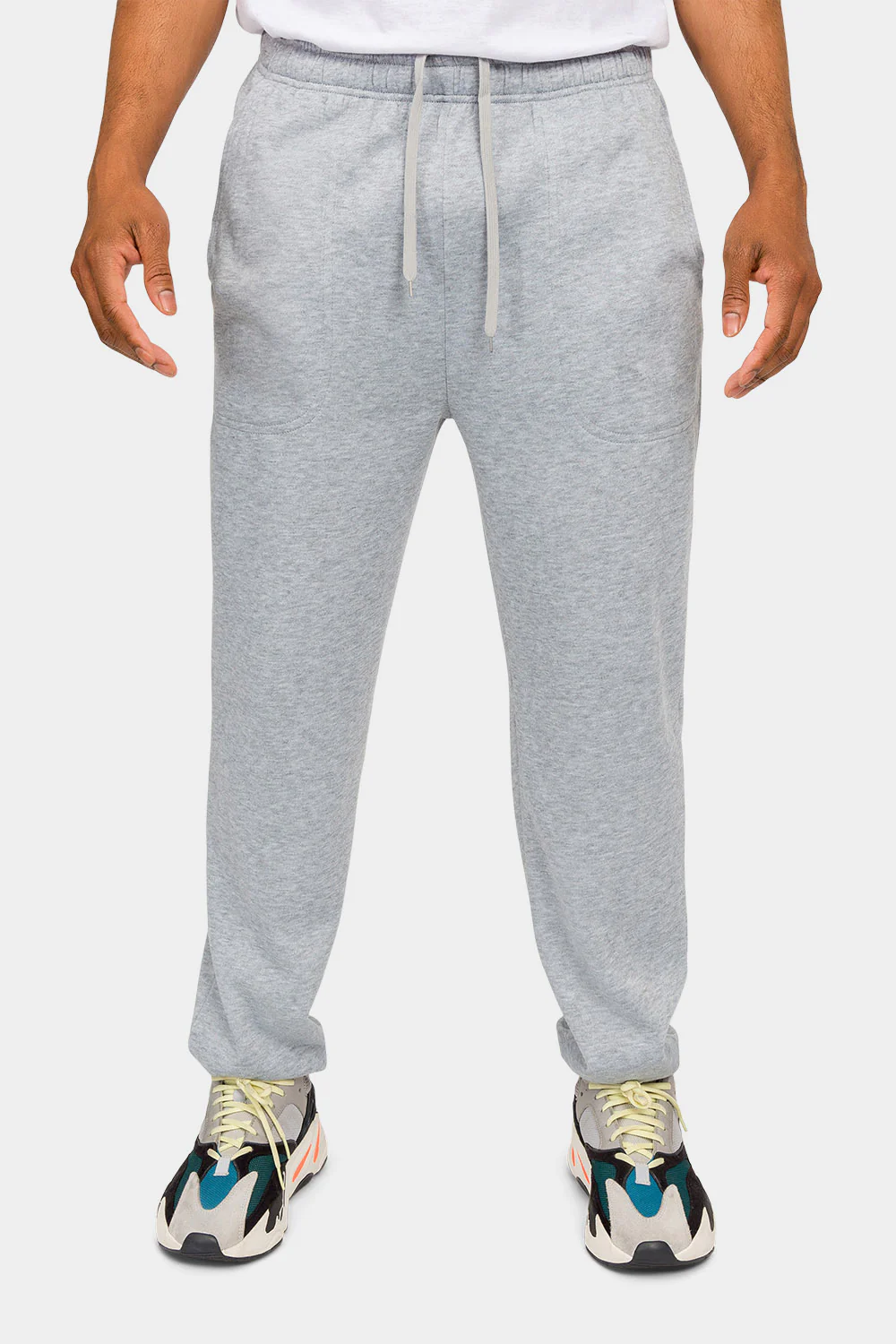 Essential Solid Lightweight Fleece Sweatpants - Image 31