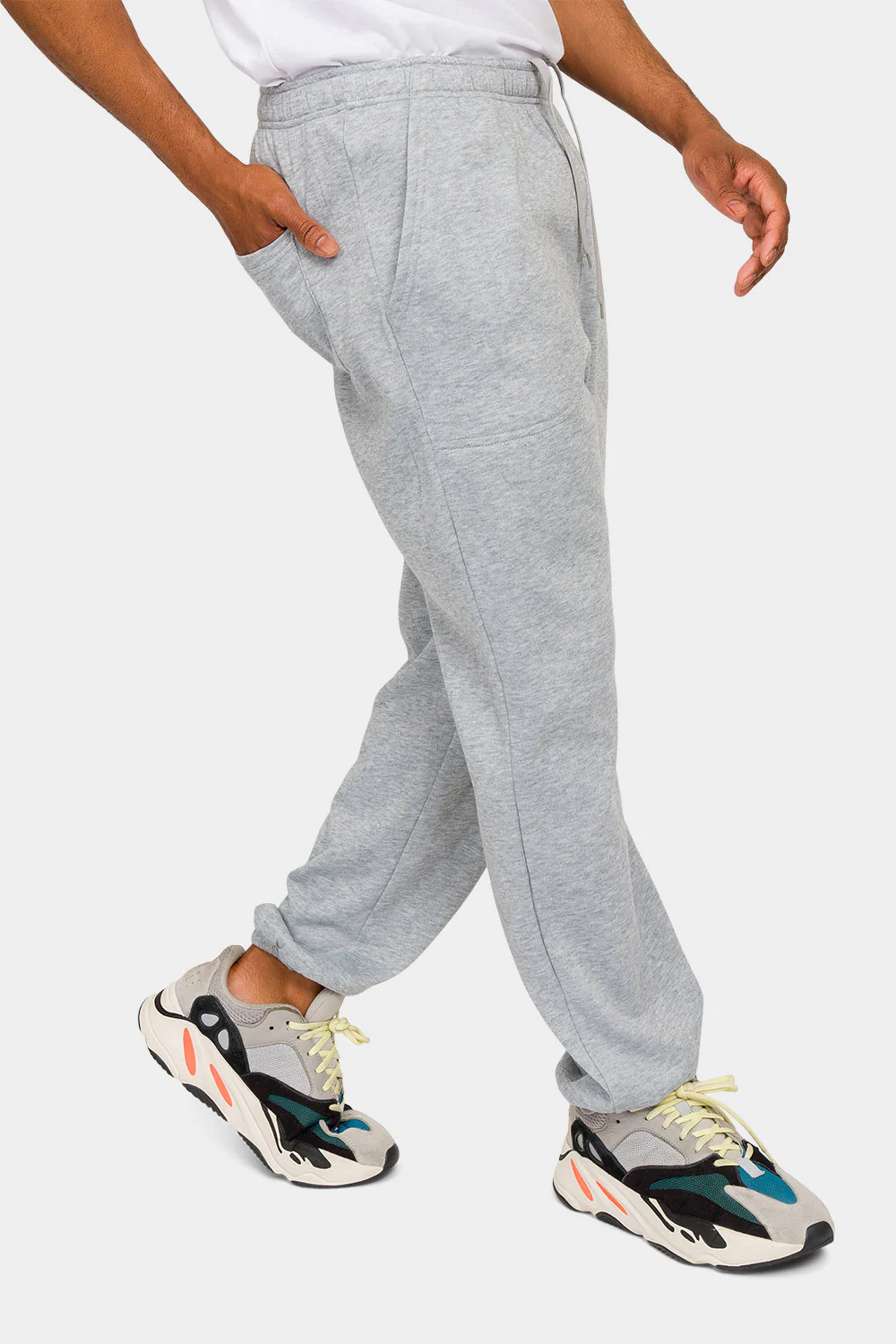 Essential Solid Lightweight Fleece Sweatpants - Image 34