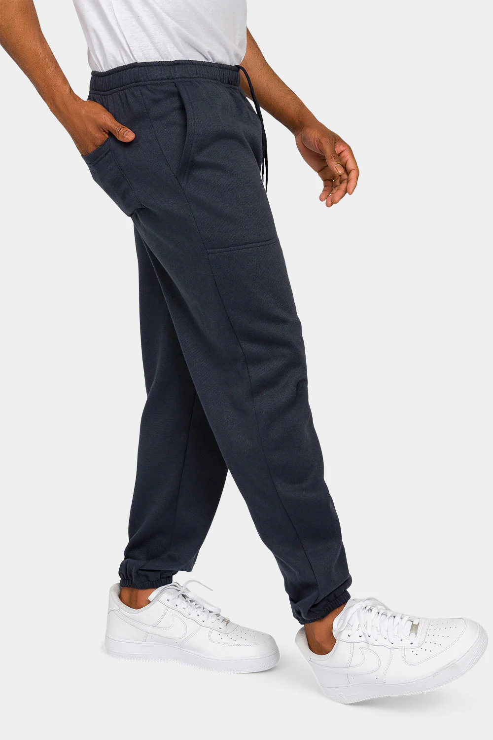Essential Solid Lightweight Fleece Sweatpants - Image 39