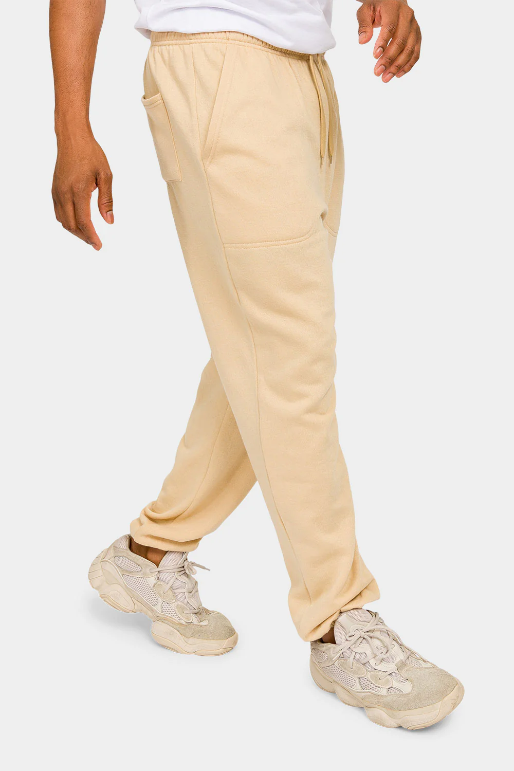 Essential Solid Lightweight Fleece Sweatpants - Image 4