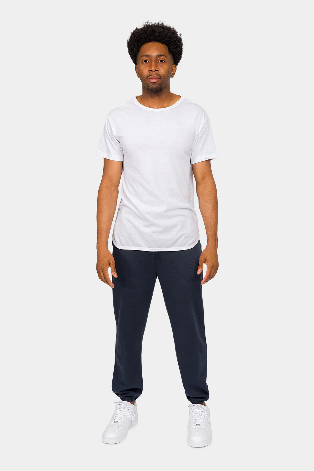Essential Solid Lightweight Fleece Sweatpants - Image 40