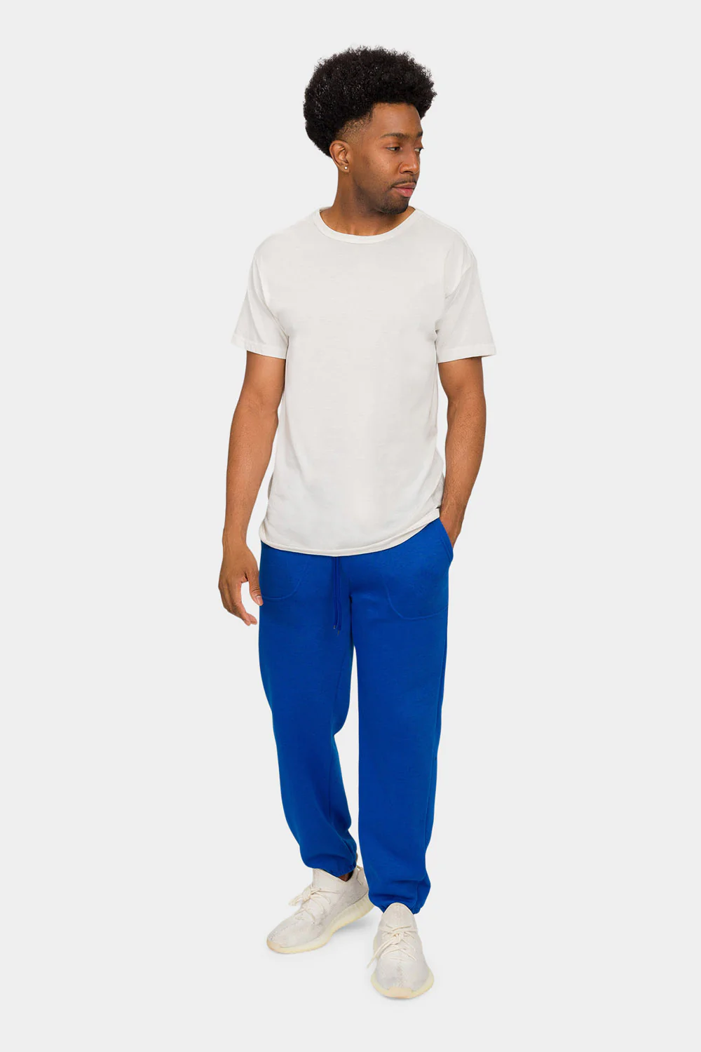 Essential Solid Medium Weight Fleece Sweatpants - Image 16