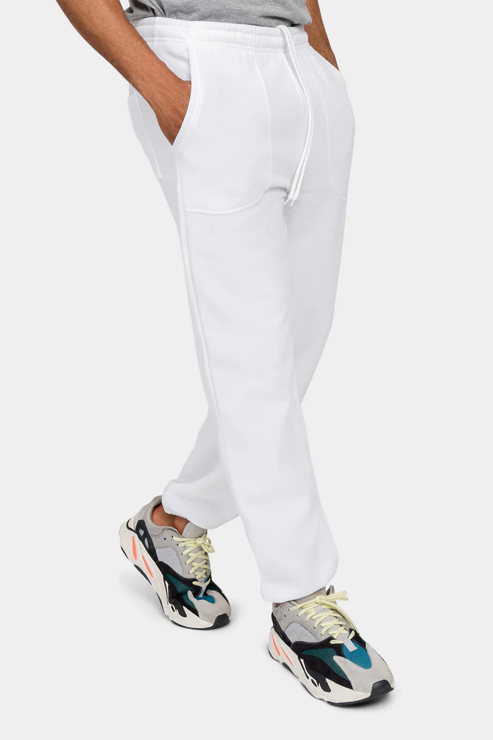Essential Solid Medium Weight Fleece Sweatpants - Image 25