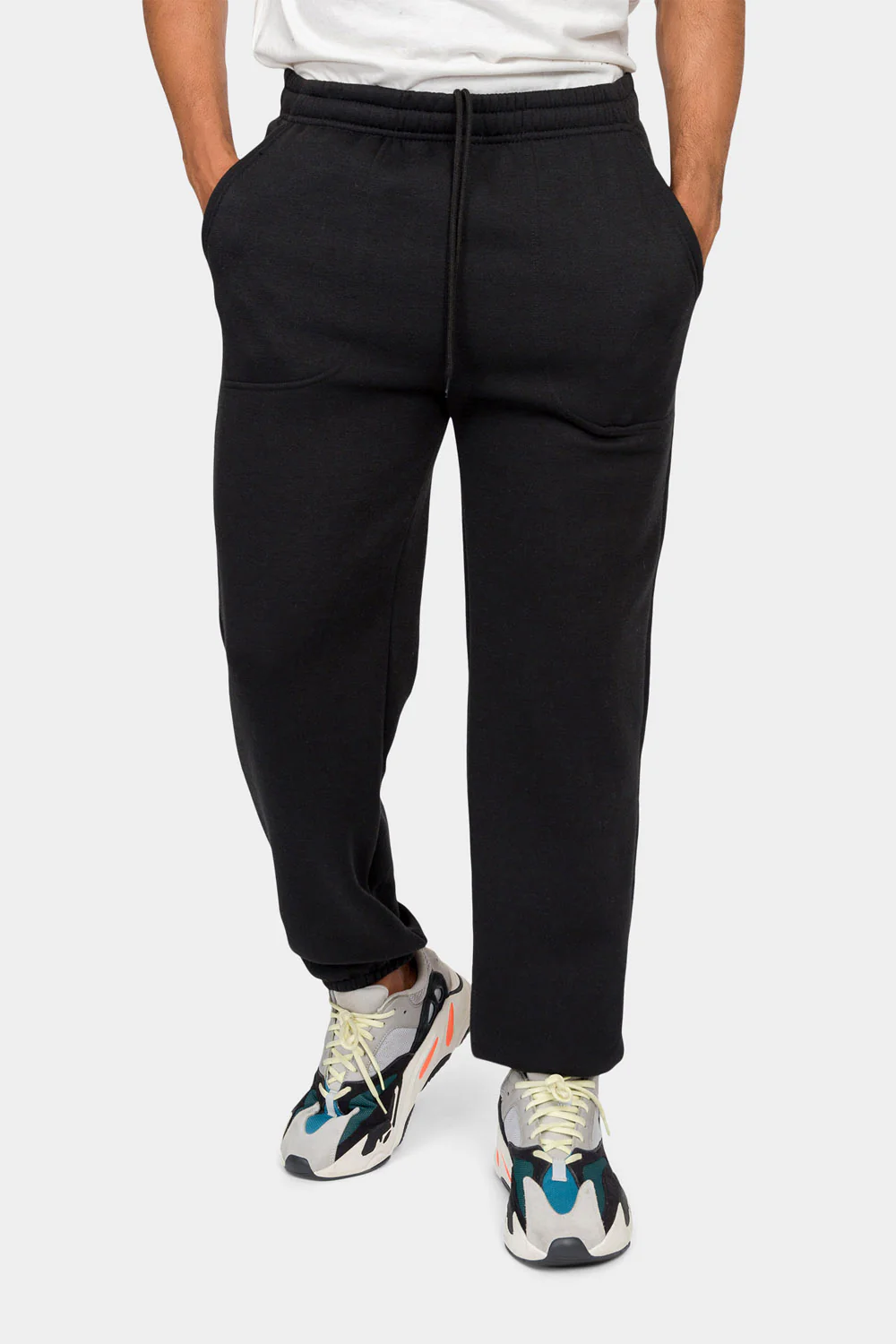 Essential Solid Medium Weight Fleece Sweatpants - Image 27