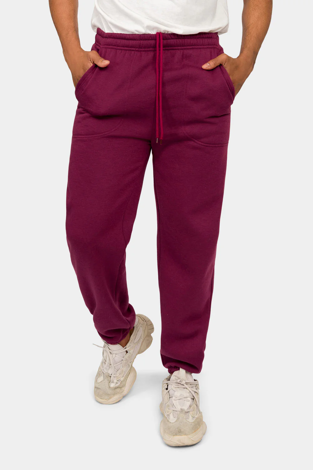 Essential Solid Medium Weight Fleece Sweatpants - Image 32