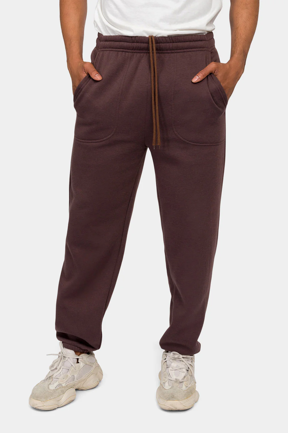 Essential Solid Medium Weight Fleece Sweatpants - Image 37
