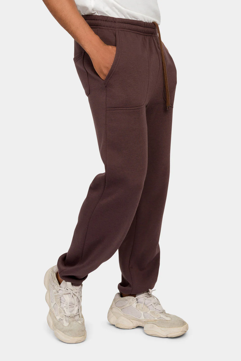 Essential Solid Medium Weight Fleece Sweatpants - Image 40