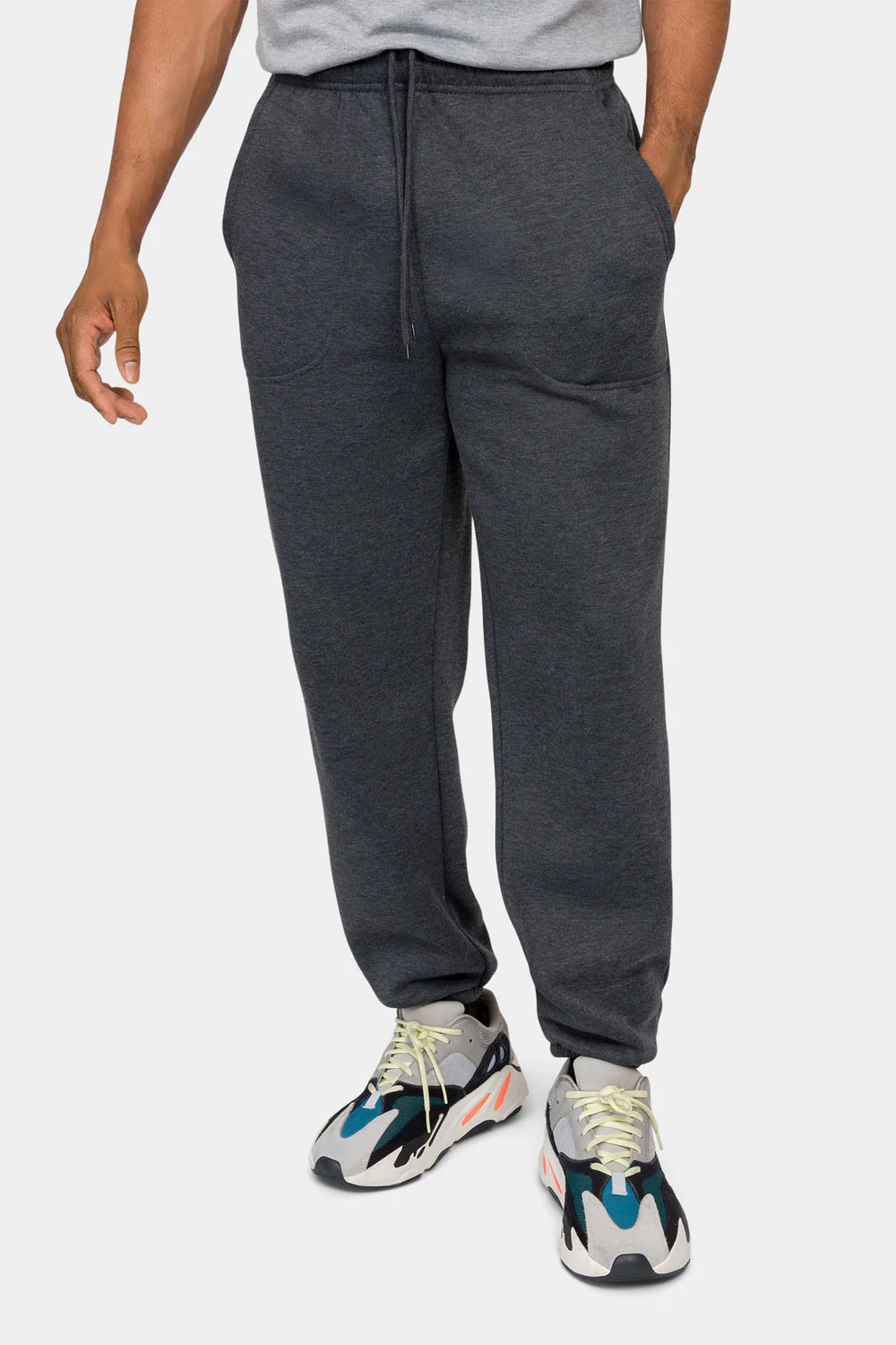 Essential Solid Medium Weight Fleece Sweatpants - Image 42