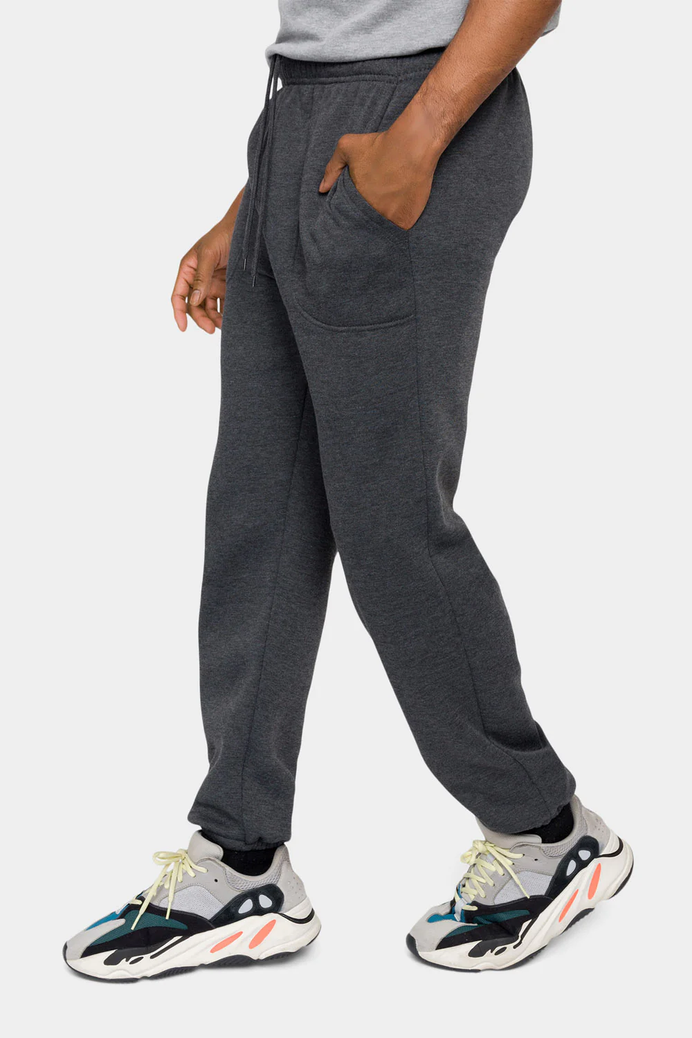 Essential Solid Medium Weight Fleece Sweatpants - Image 43