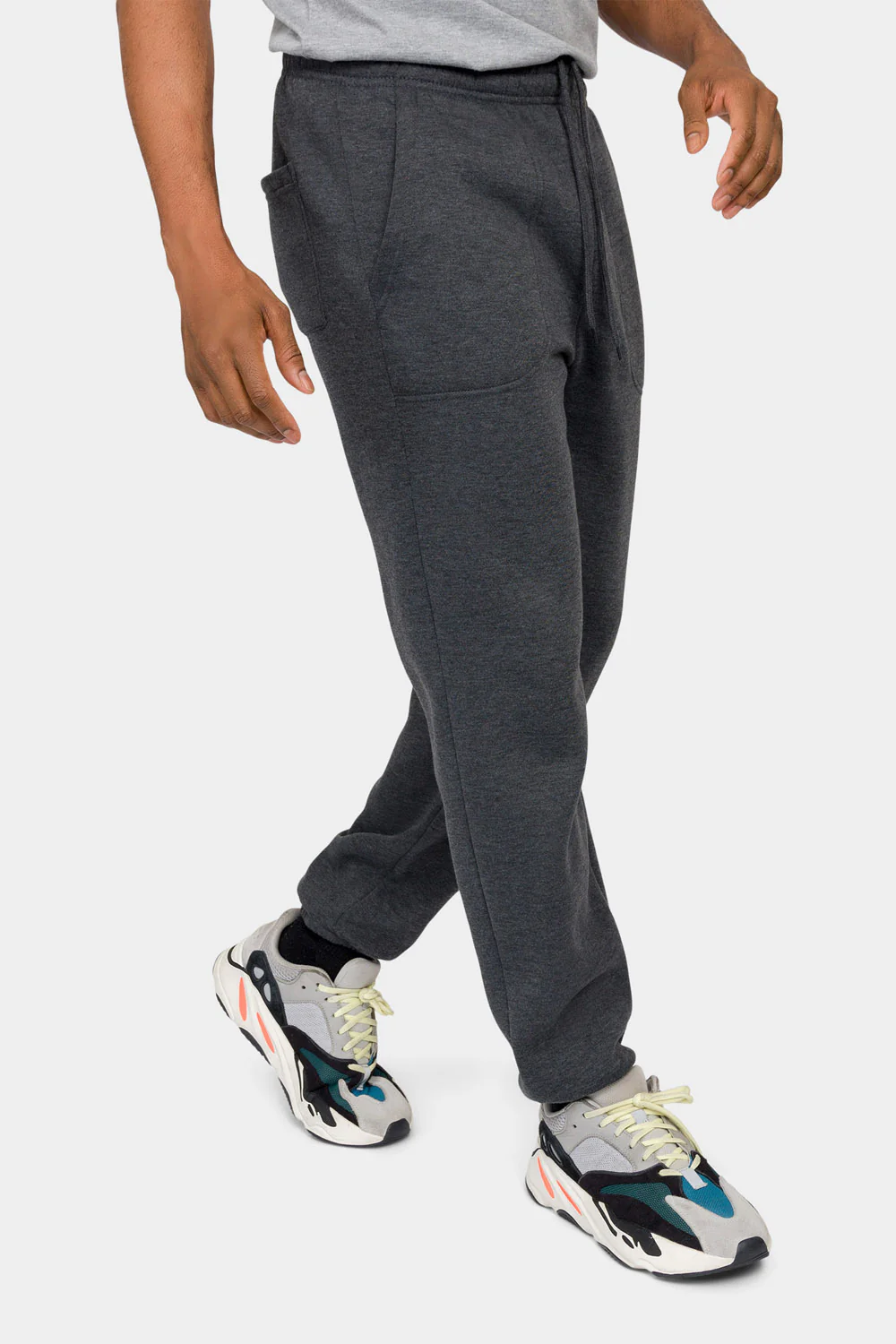 Essential Solid Medium Weight Fleece Sweatpants - Image 45