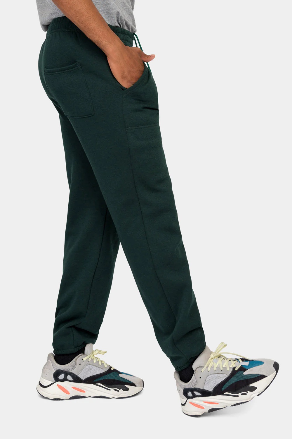 Essential Solid Medium Weight Fleece Sweatpants - Image 50