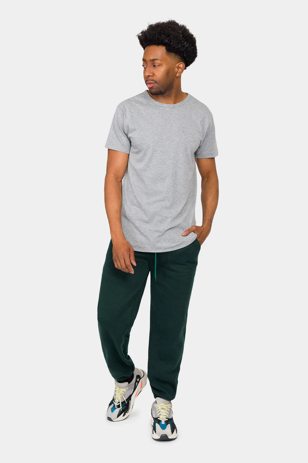 Essential Solid Medium Weight Fleece Sweatpants - Image 51