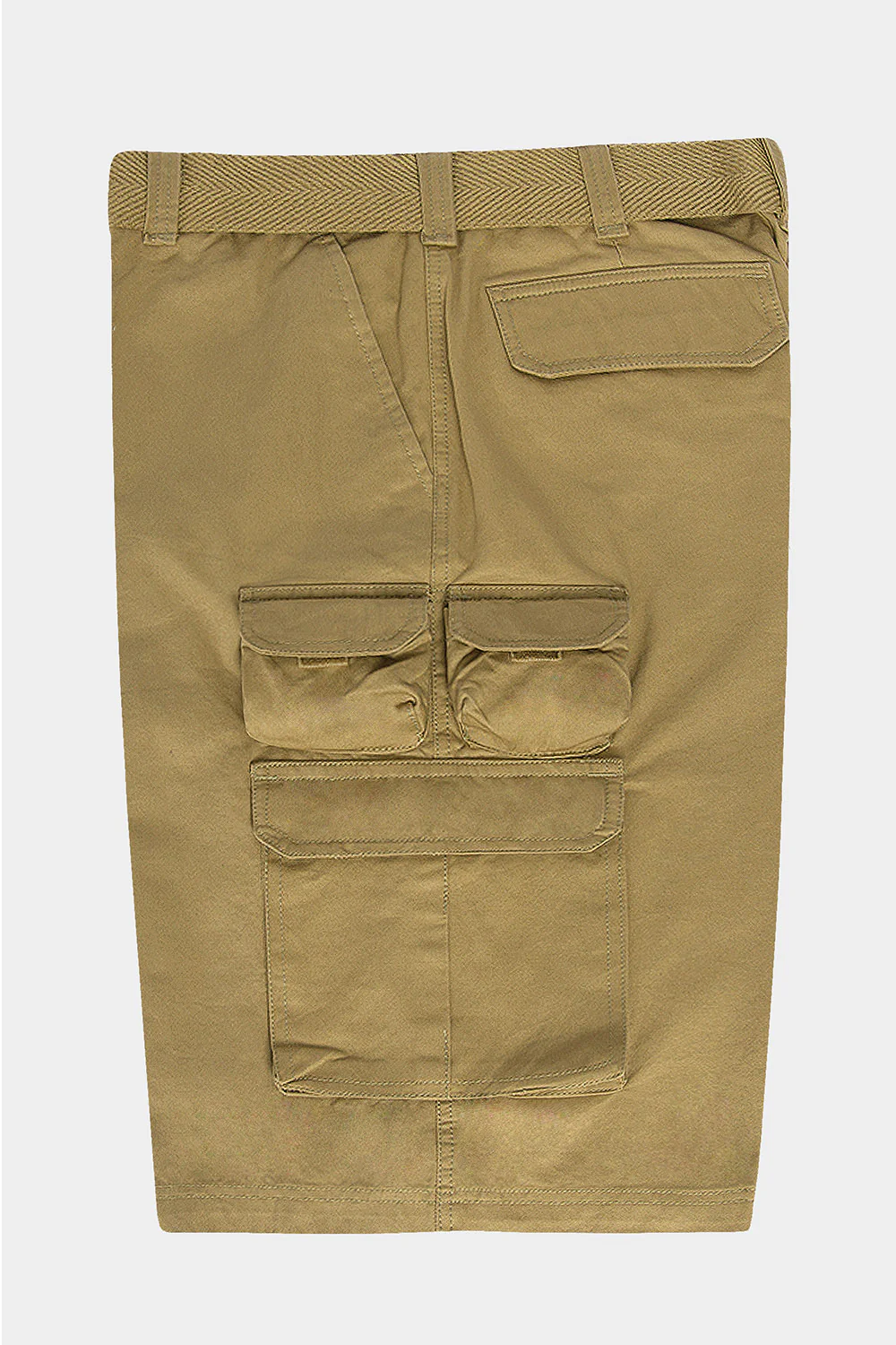 Essential Solid Relaxed Fit Chino Cargo Shorts - Image 17