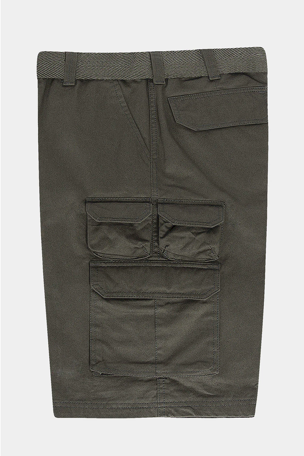 Essential Solid Relaxed Fit Chino Cargo Shorts - Image 22