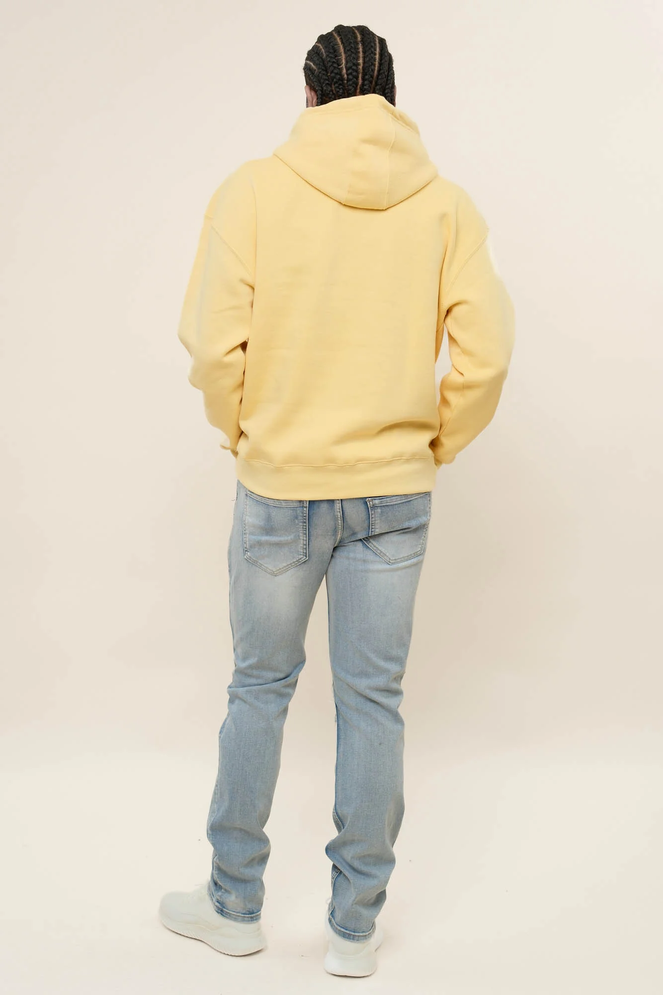 Faded Ripped Repair Denim Jeans - Image 13