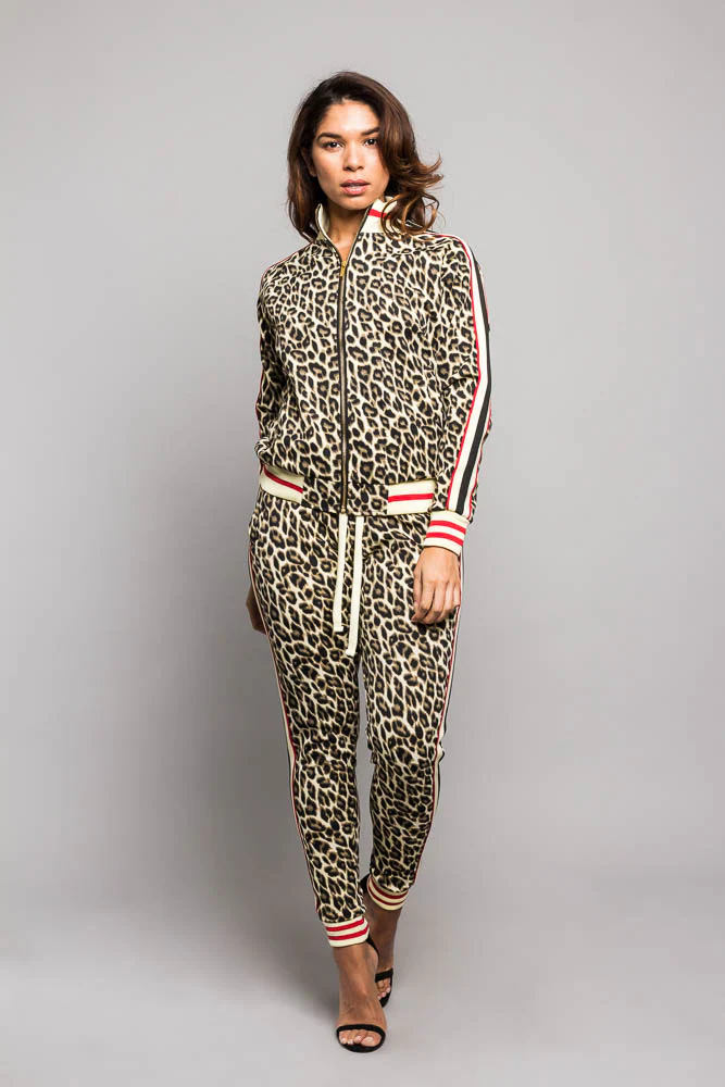 Fierce Leopard Track Suit Set - Image 5