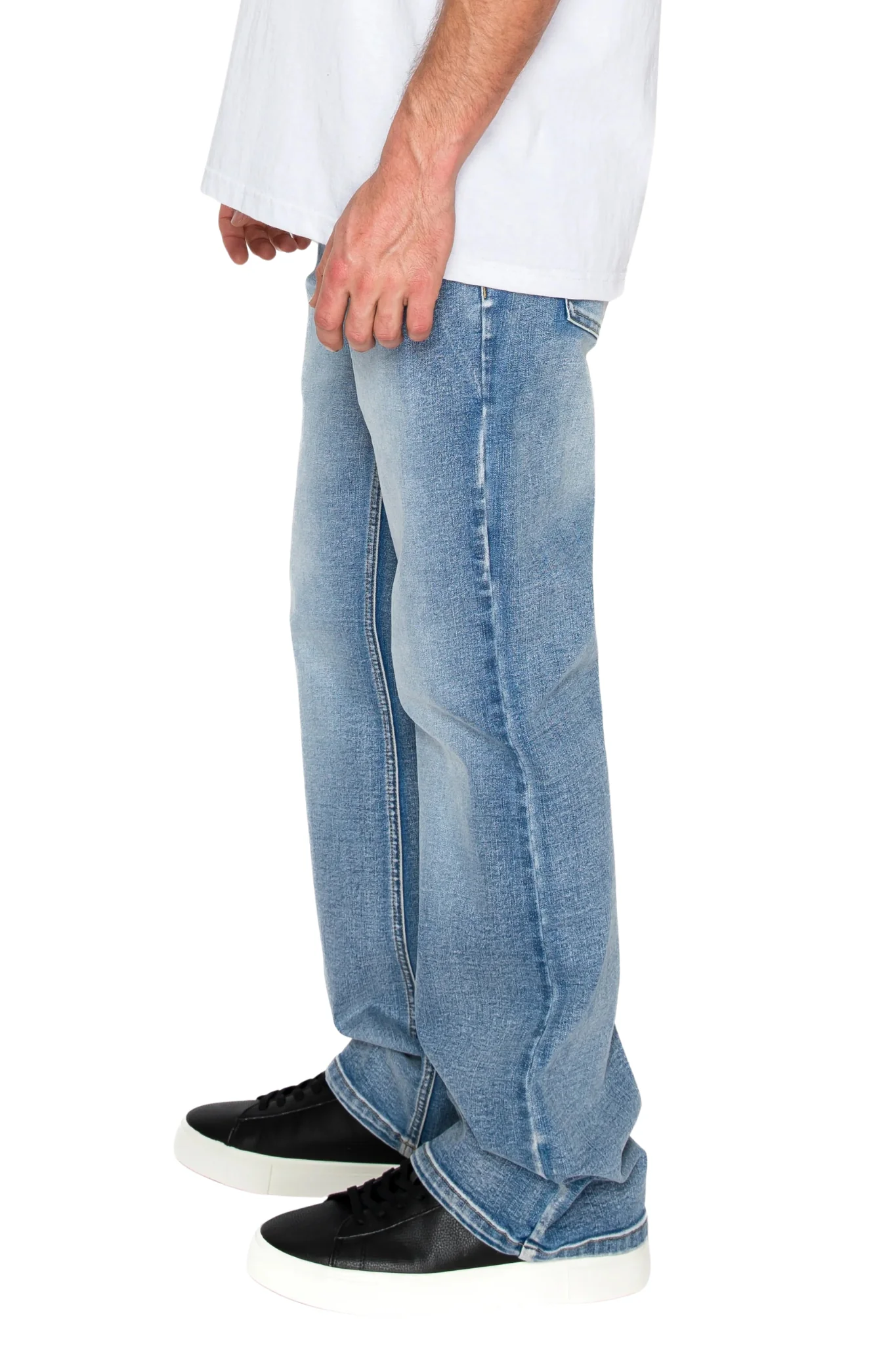 Flared Denim Jeans - Image 3