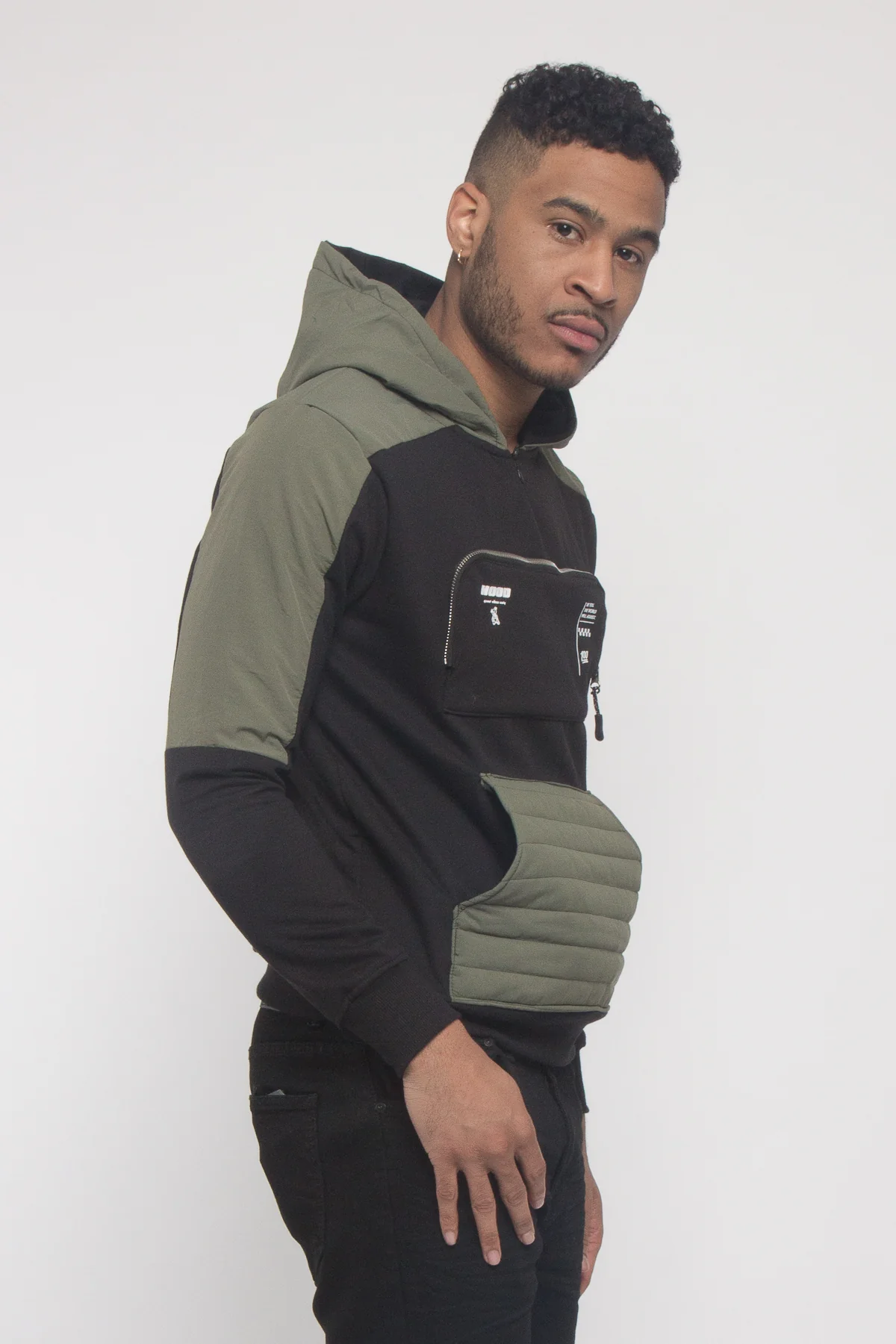 Fleece Kangaroo Pocket Hoodie - Image 5
