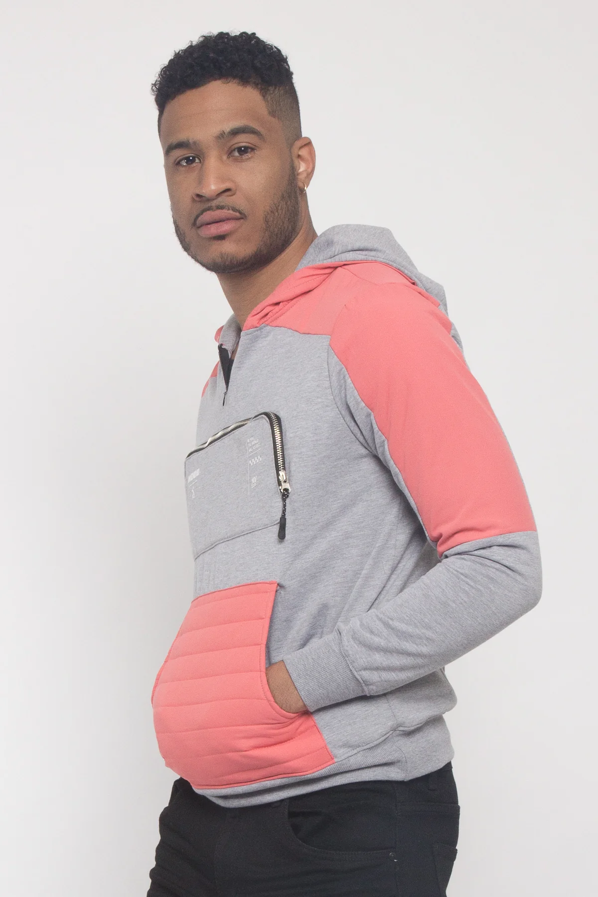 Fleece Kangaroo Pocket Hoodie - Image 8