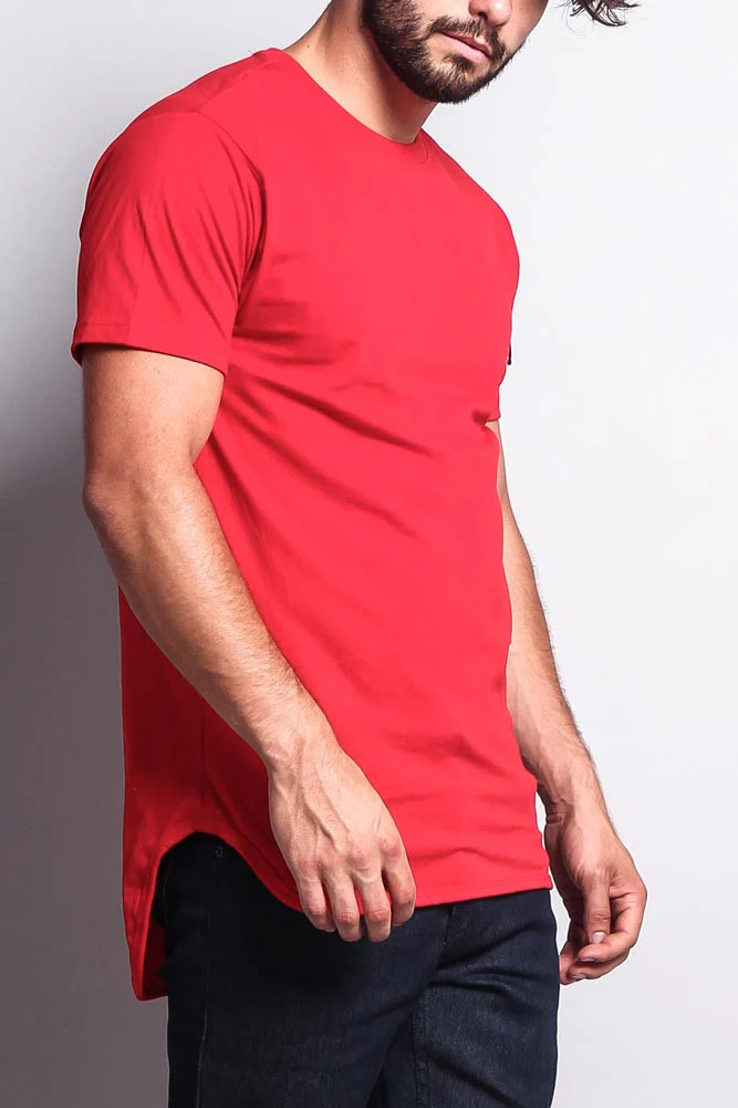 Flight MA-1 Long Length Curved Hem T-Shirt - Image 29