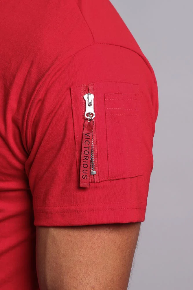 Flight MA-1 Long Length Curved Hem T-Shirt - Image 30