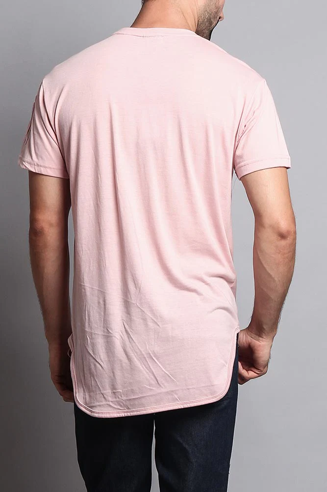 Flight MA-1 Long Length Curved Hem T-Shirt - Image 38