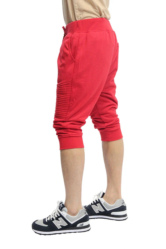 French Terry Biker Jogger Shorts - Image 3
