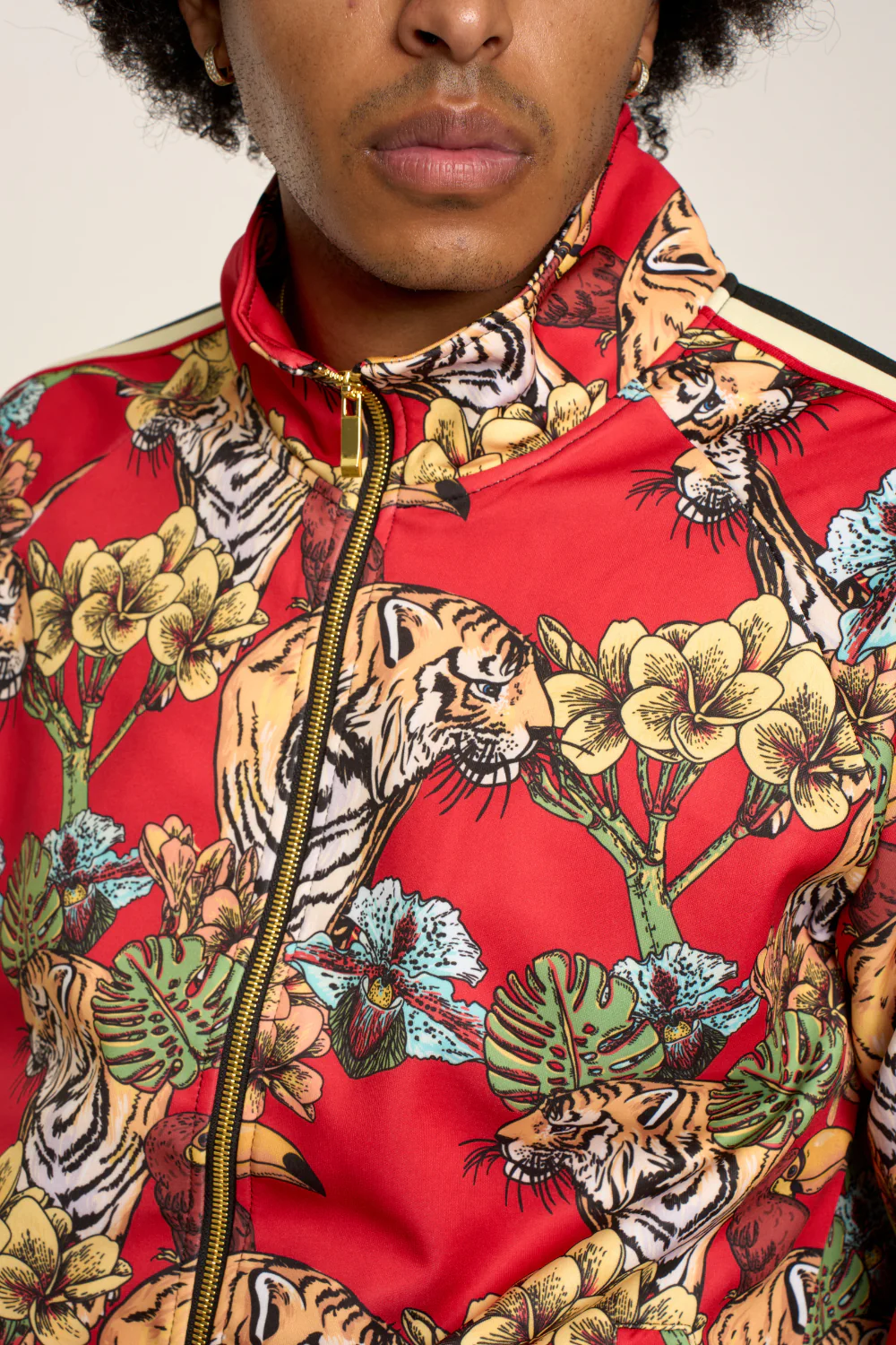 G Striped Floral Tiger Track Suit Set - Image 20