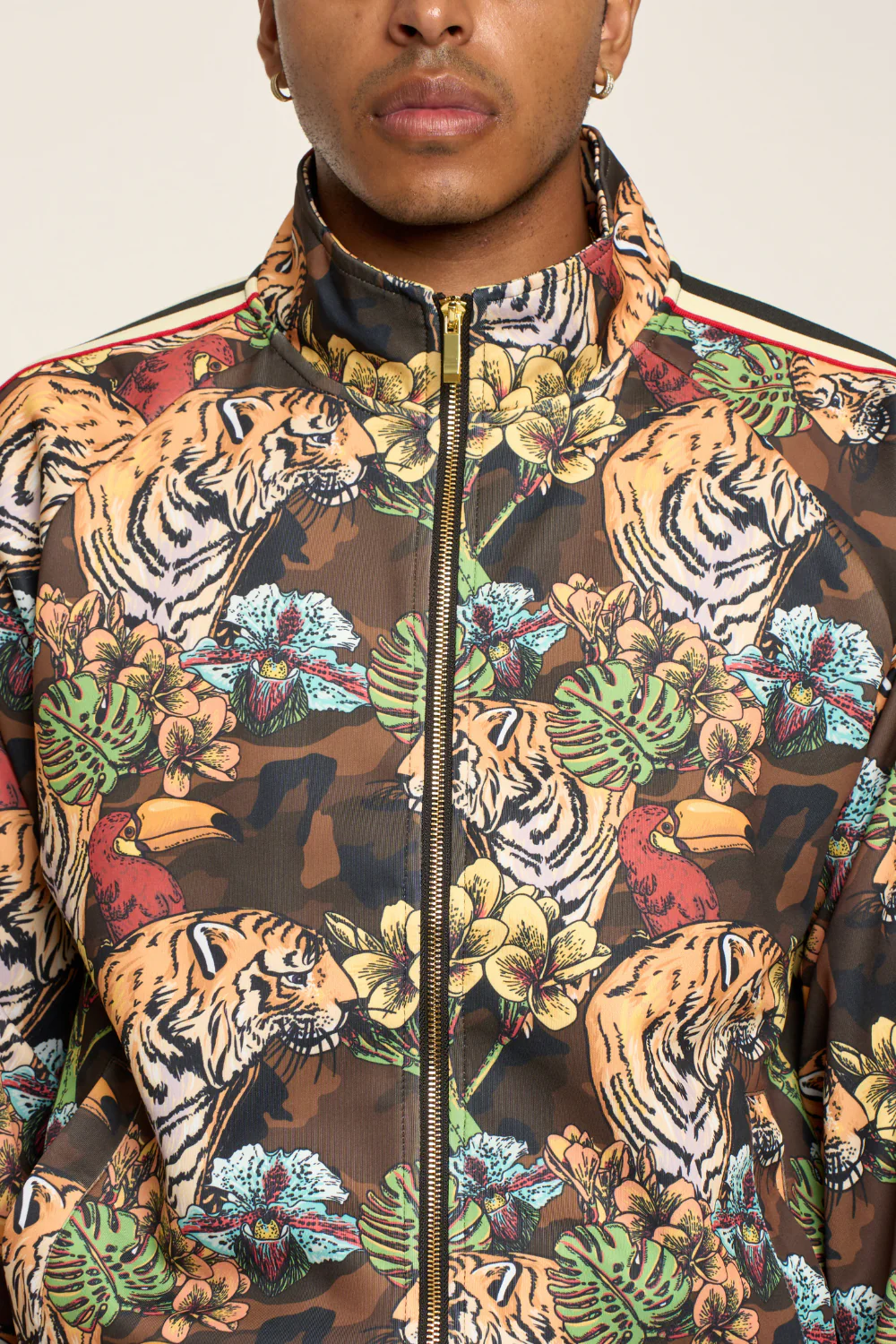 G Striped Floral Tiger Track Suit Set - Image 26