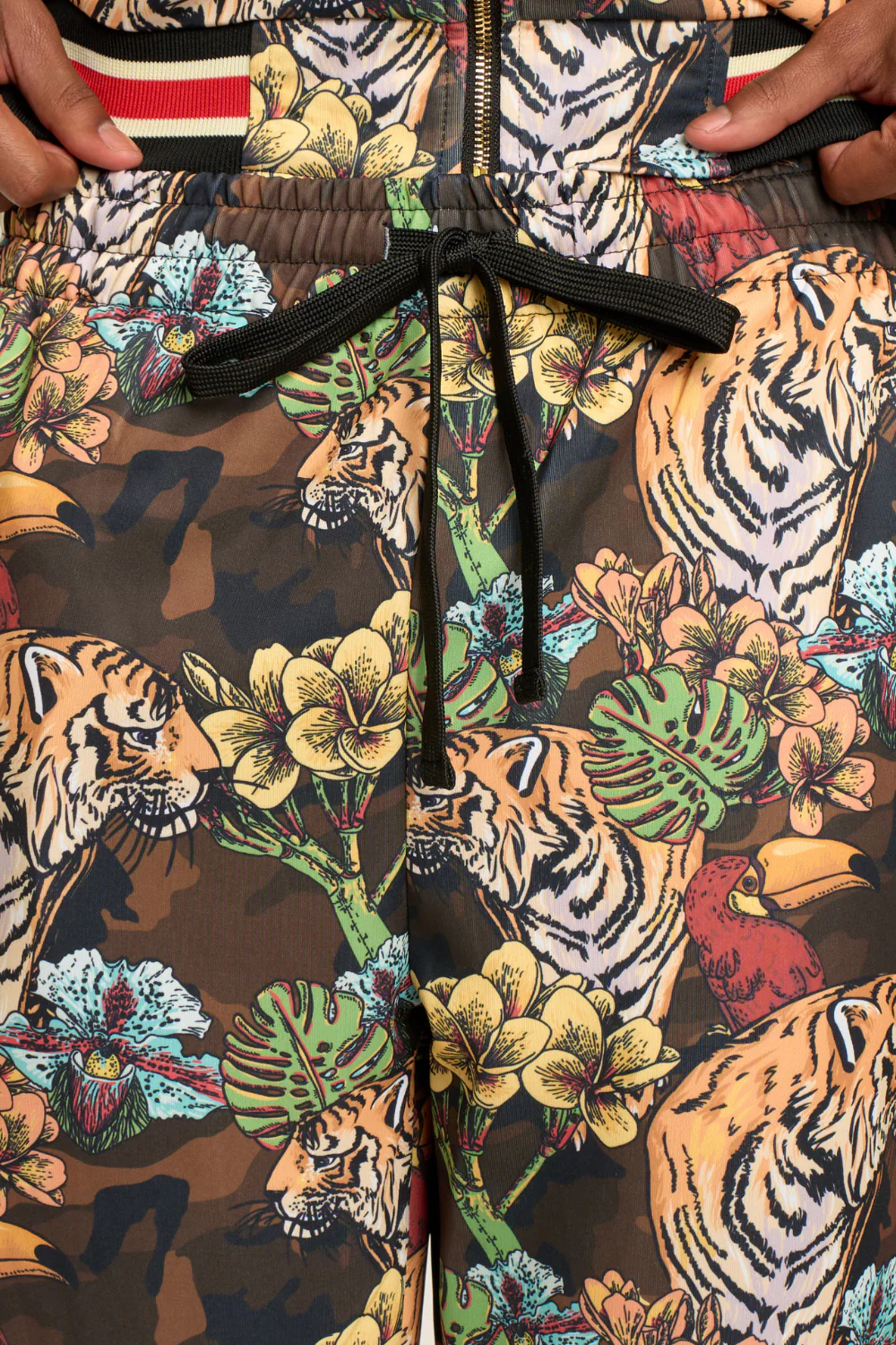 G Striped Floral Tiger Track Suit Set - Image 28