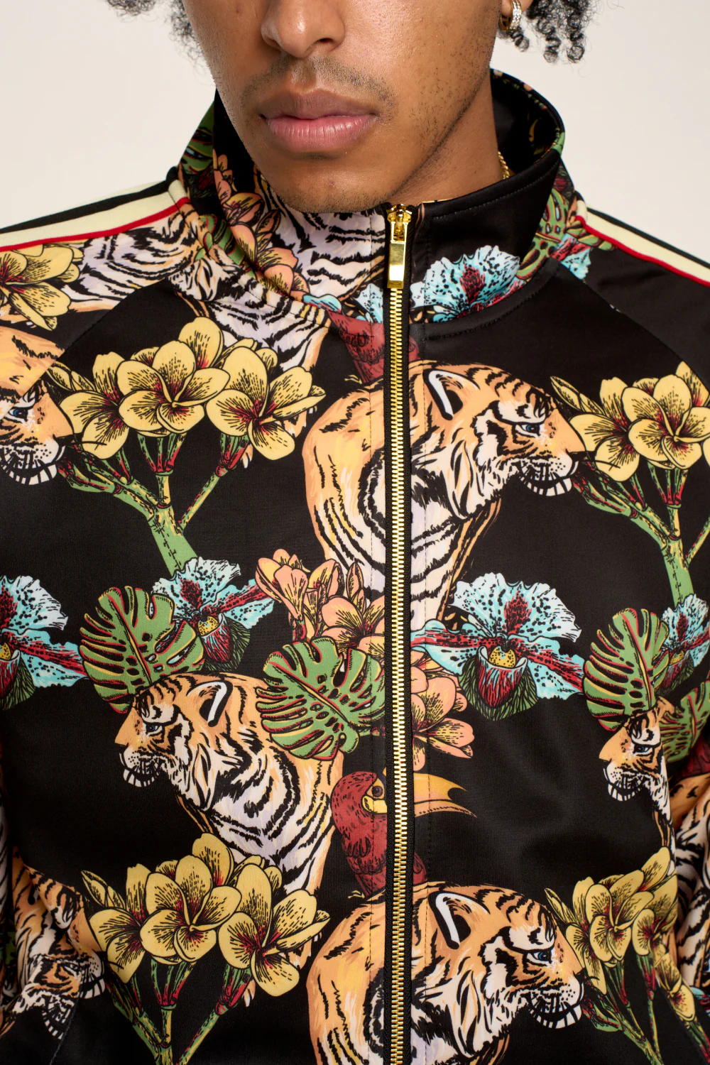 G Striped Floral Tiger Track Suit Set - Image 6