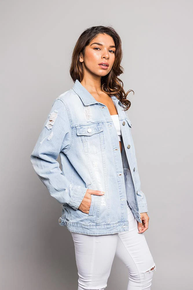 Good Times Savage Tiger Denim Jean Jacket - Image 4