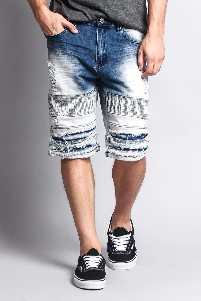Gradation Wash Biker Shorts - Image 10