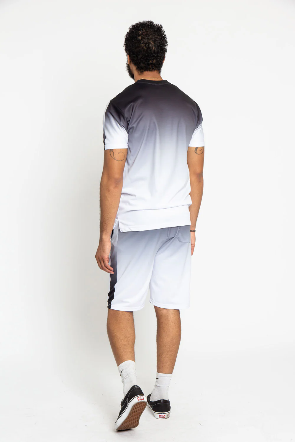 Gradient Ombre T-Shirt and Shorts Set - Image 5