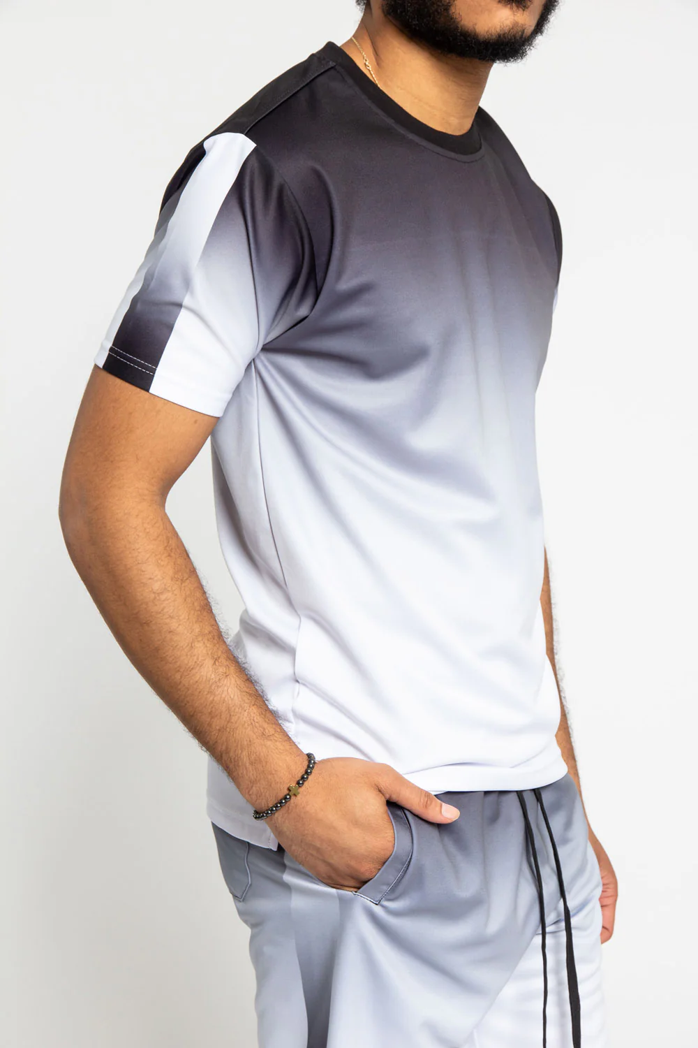 Gradient Ombre T-Shirt and Shorts Set - Image 7
