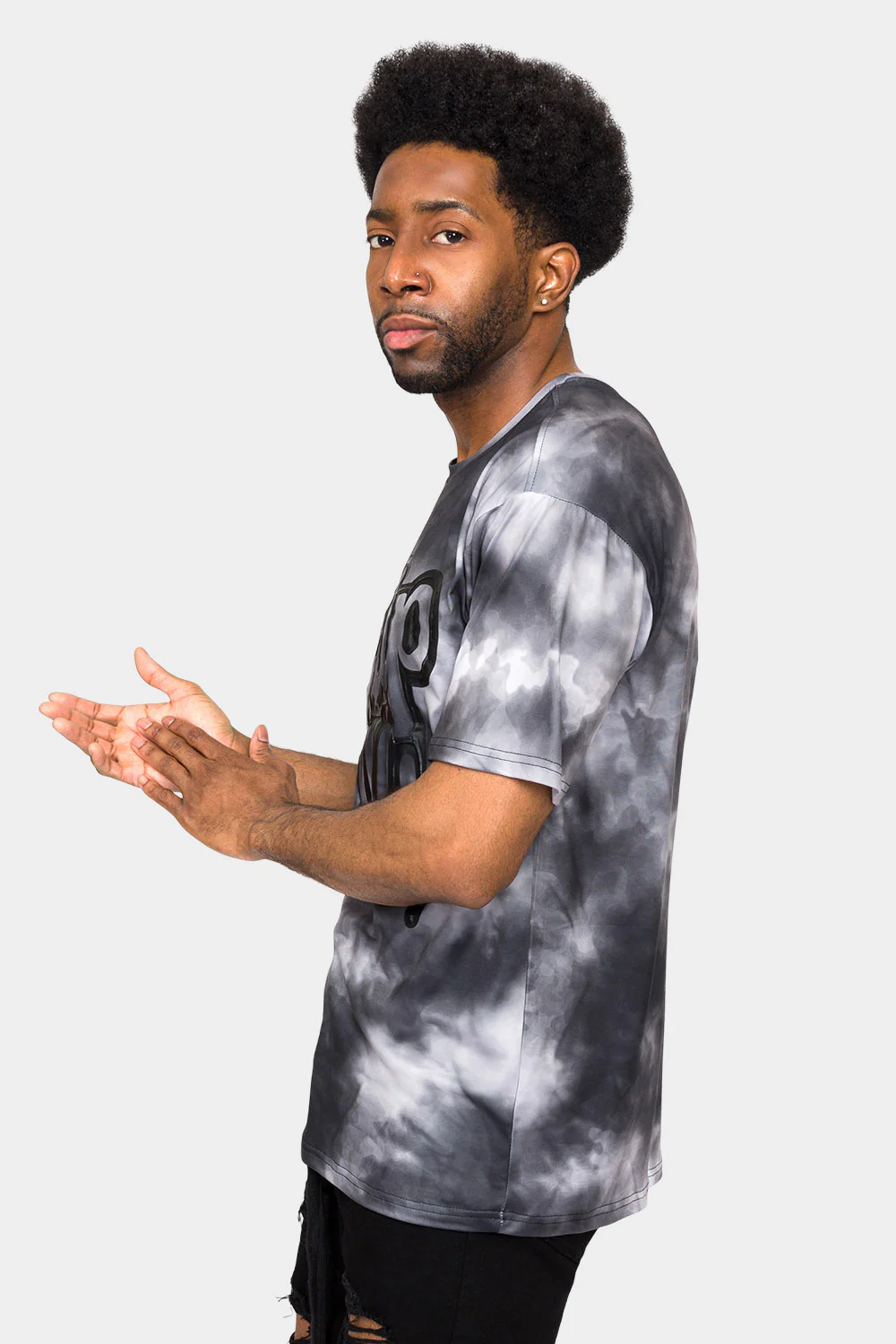 Haze Tie Dye Drip T-Shirt - Image 12