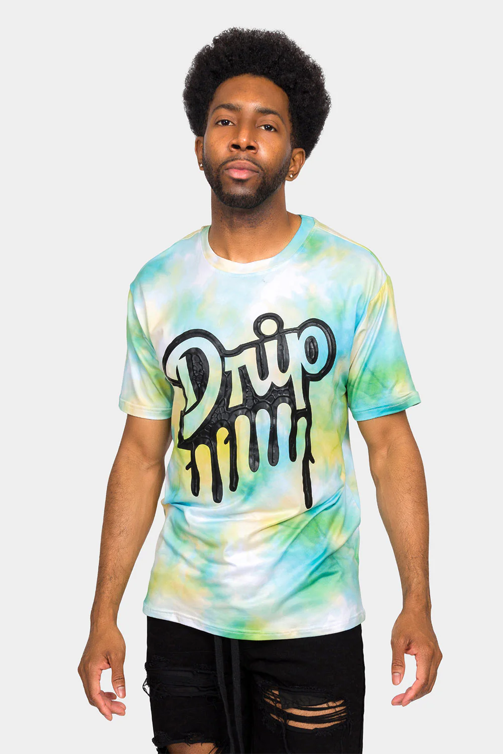 Haze Tie Dye Drip T-Shirt - Image 2