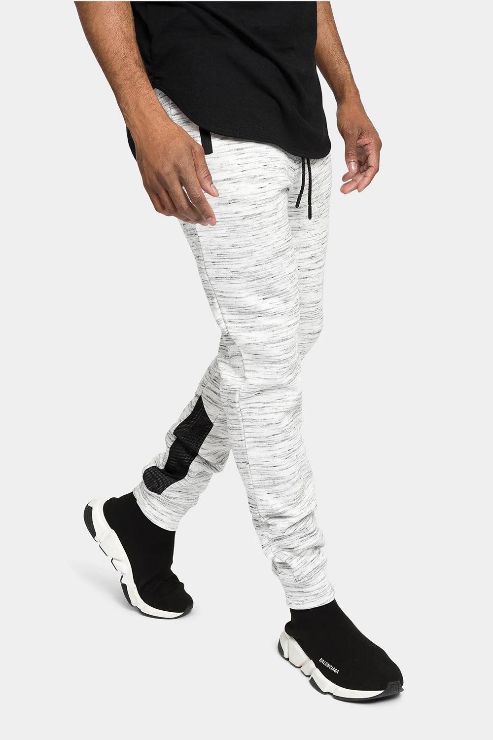 Heathered Cuffed Jogger Sweatpants - Image 15