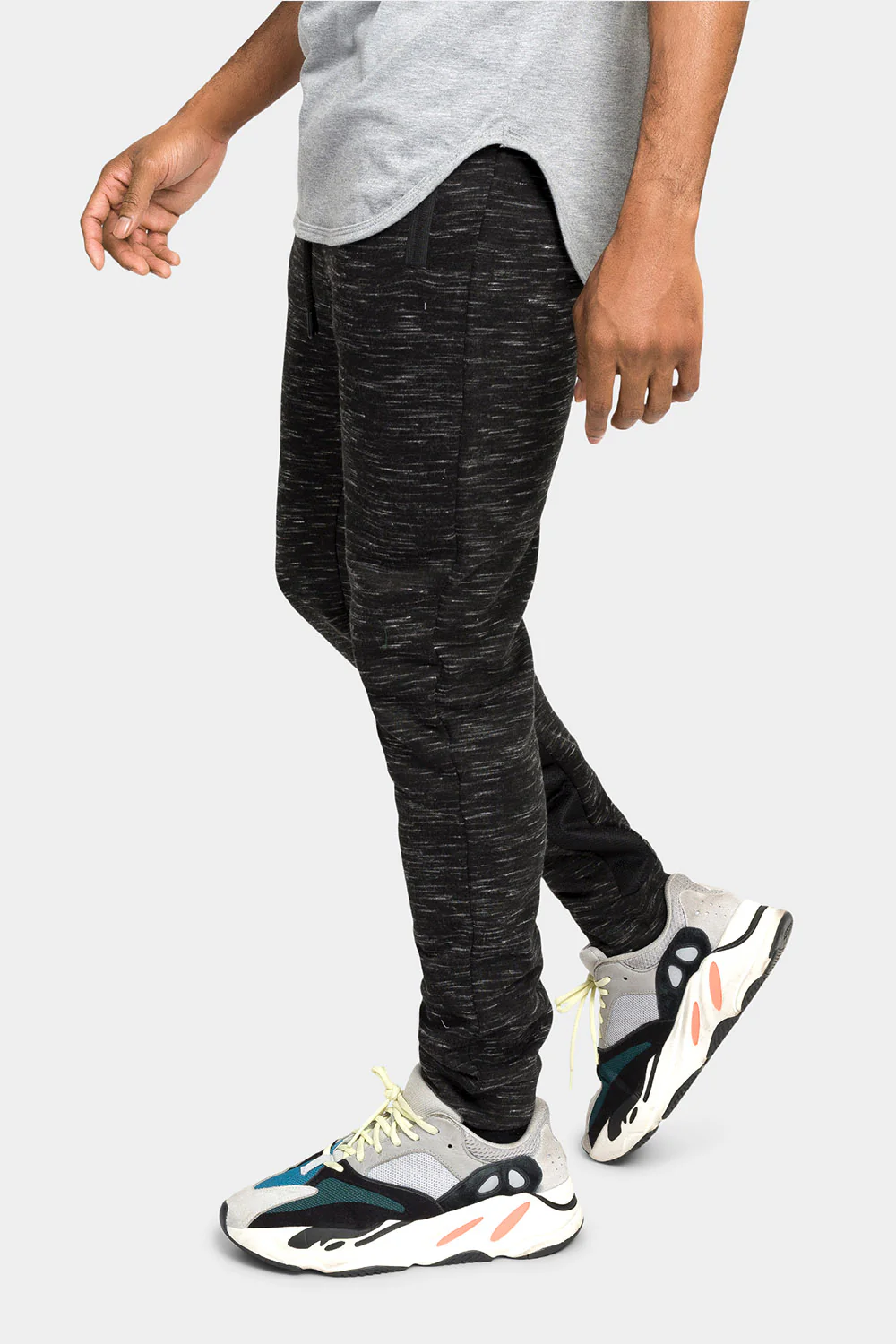 Heathered Cuffed Jogger Sweatpants - Image 3