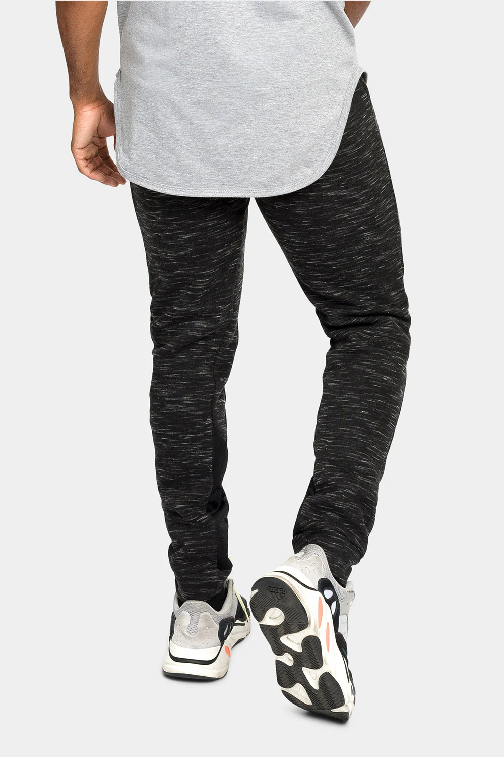 Heathered Cuffed Jogger Sweatpants - Image 4