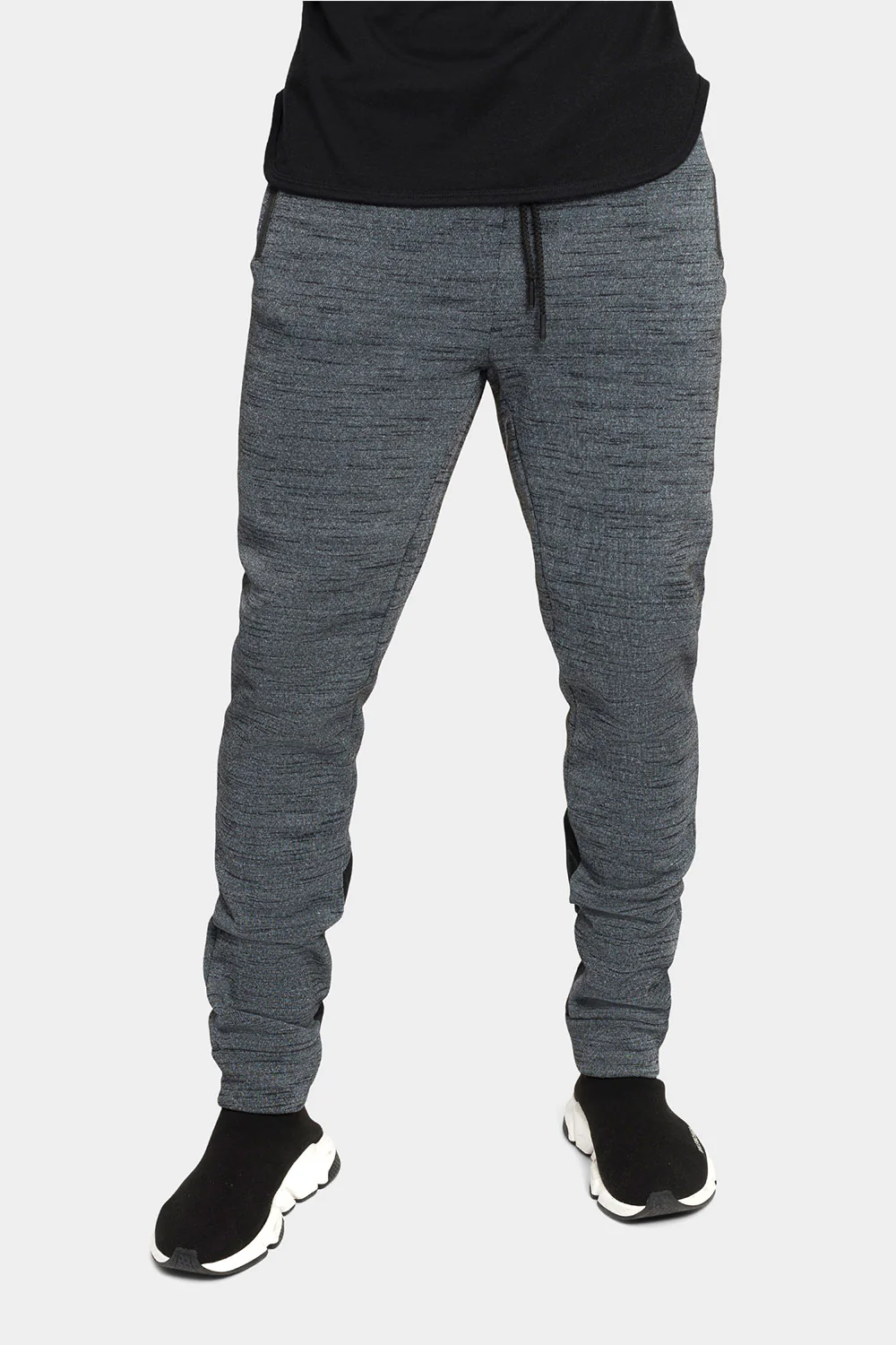 Heathered Cuffed Jogger Sweatpants - Image 7