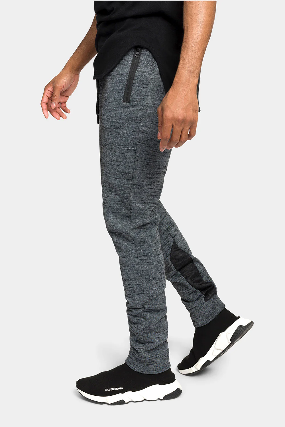 Heathered Cuffed Jogger Sweatpants - Image 8